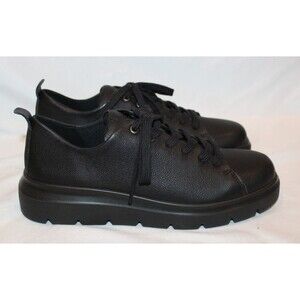 Ecco Nouvelle Shoes Men's Black Low Top Comfort Sneakers US 8-8.5 NIB
